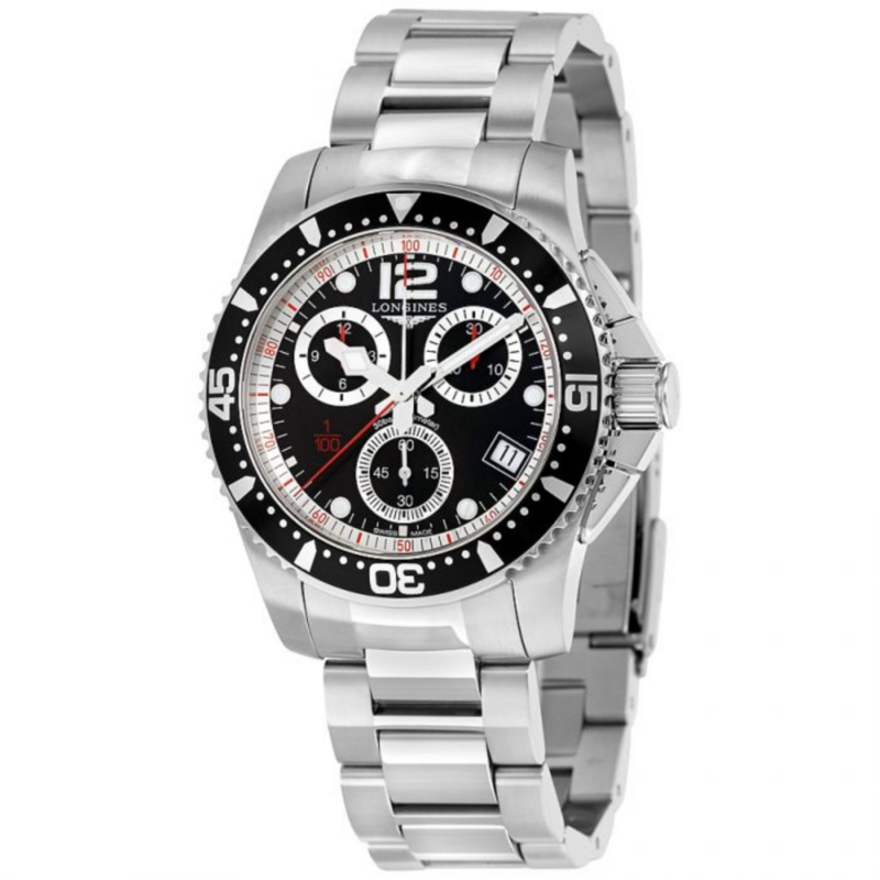 HydroConquest Quartz Chronograph 41mm Black Dial Men's Watch HydroConquest Quartz Chronograph 41mm Black Dial Men's Watch