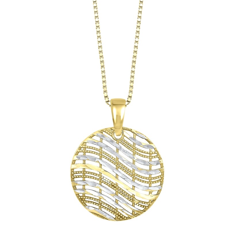 Silver Pendant with 24K Gold overlay Silver Pendant with 24K Gold overlay