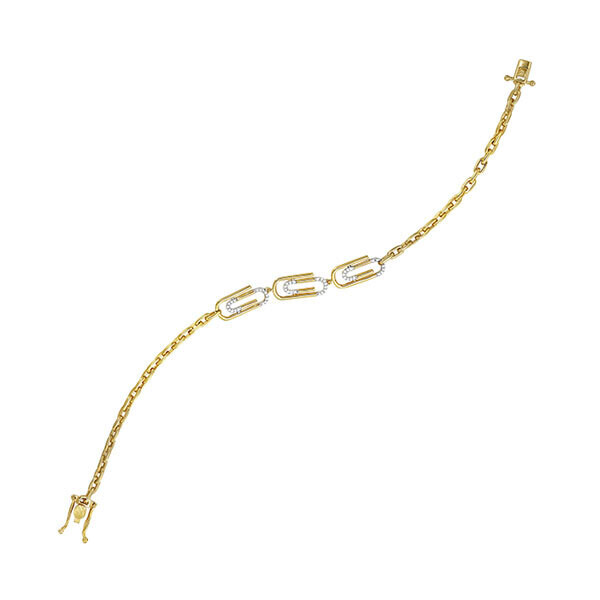 10KT Yellow Gold & Diamond Stunning Bracelet - 1/6 ctw
