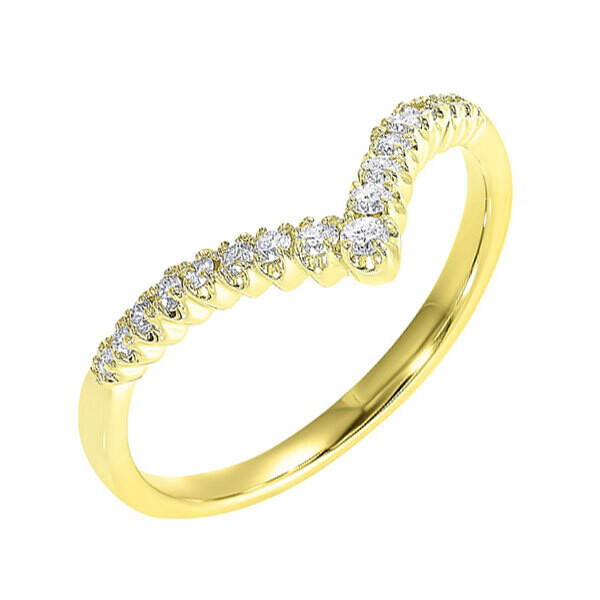 10KT Yellow Gold & Diamond Sparkle Fashion Ring - 1/5 ctw