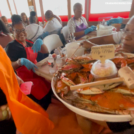 Custom Message Cupcake w/ Crab Presentation