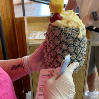 Boozy Sunset Pineapple Drink Voucher