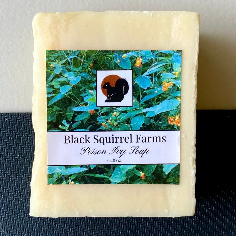 Black Squirrel Farms Anti-Poison Ivy Jewelweed Soap