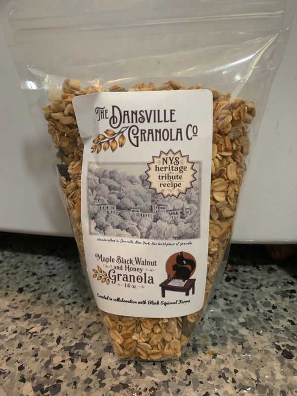 Maple Black Walnut and Honey Granola