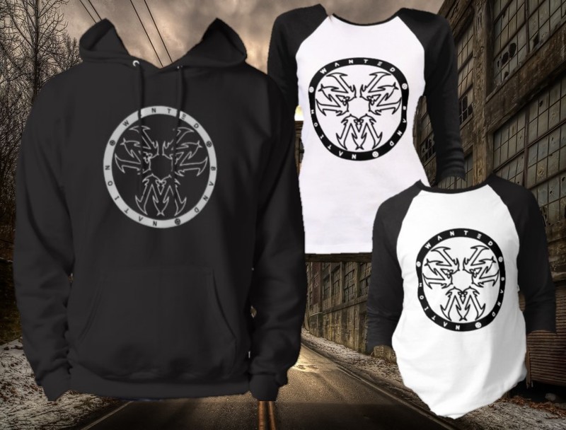 WANTED™ Hoodie or Men&#39;s/Women&#39;s Long Sleeve Tee