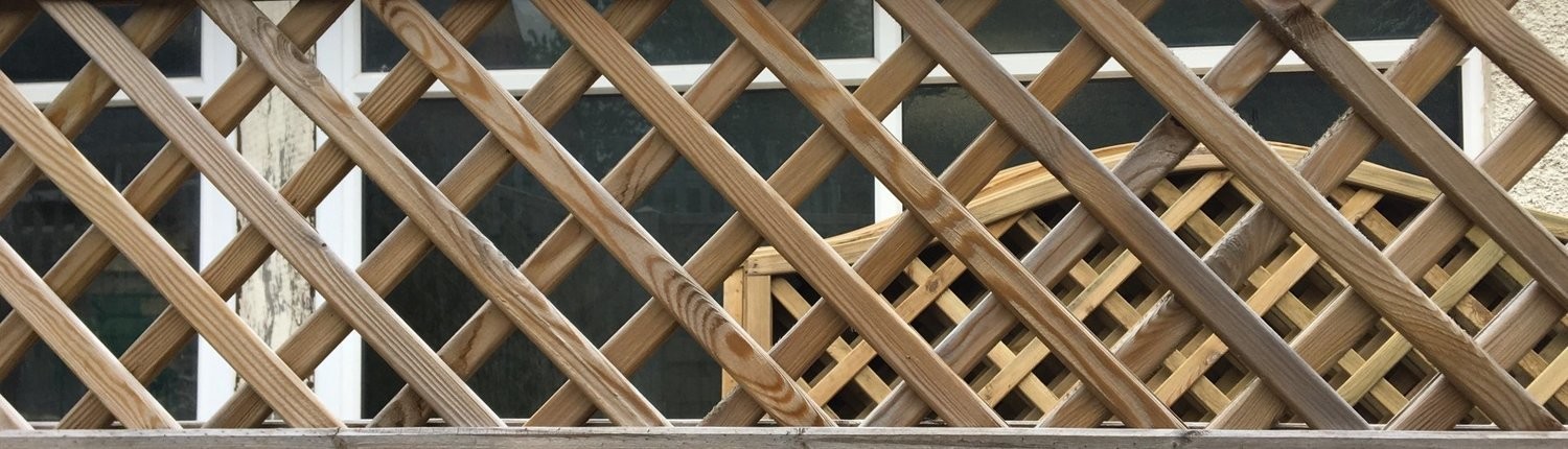 Trellis Fence Panel, size: 6x3, style: diamond trellis