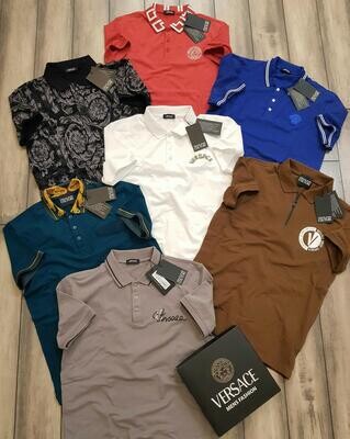 Versace Bio With Silicon Washed Current online article LYCRA PIQUE POLOS -53 PC