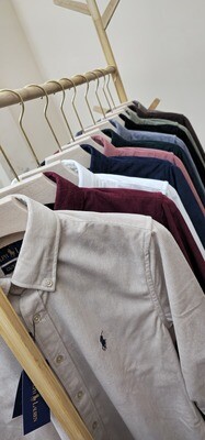 ​Raulph Lauren Polo Premium Corduroy Solid Shirts -48 pc