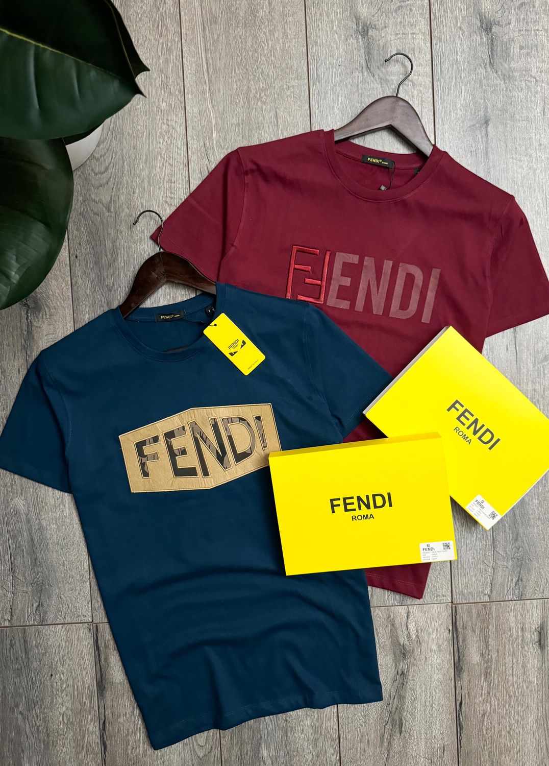 FENDI MEN&#39;S very Premium bio with Silicon washed Combed Cotton T-shirt -39 pc