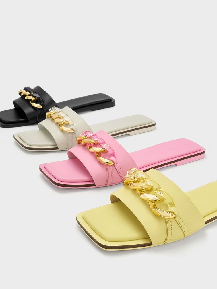 golden chain Sandals for Women-48 pair
