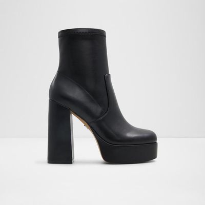 Women&#39;s High Ankle Black Boots -48 PAIR