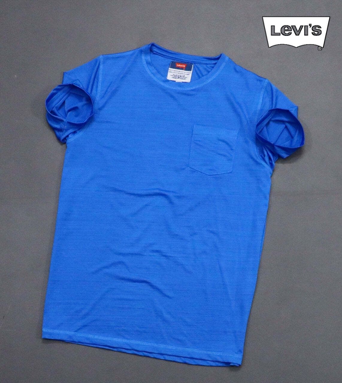 MEN&#39;S BRANDED LEVIS COTTON PREMIUM HALF SLEEVE WITH POCKET RN TSHIRT - 60 pc