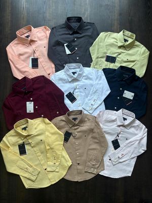 KIDS BRANDED original kids solid oxford shirts - 60 PC