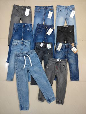 KIDS BOYS AND GIRLS DENIM JEANS - 100 PC