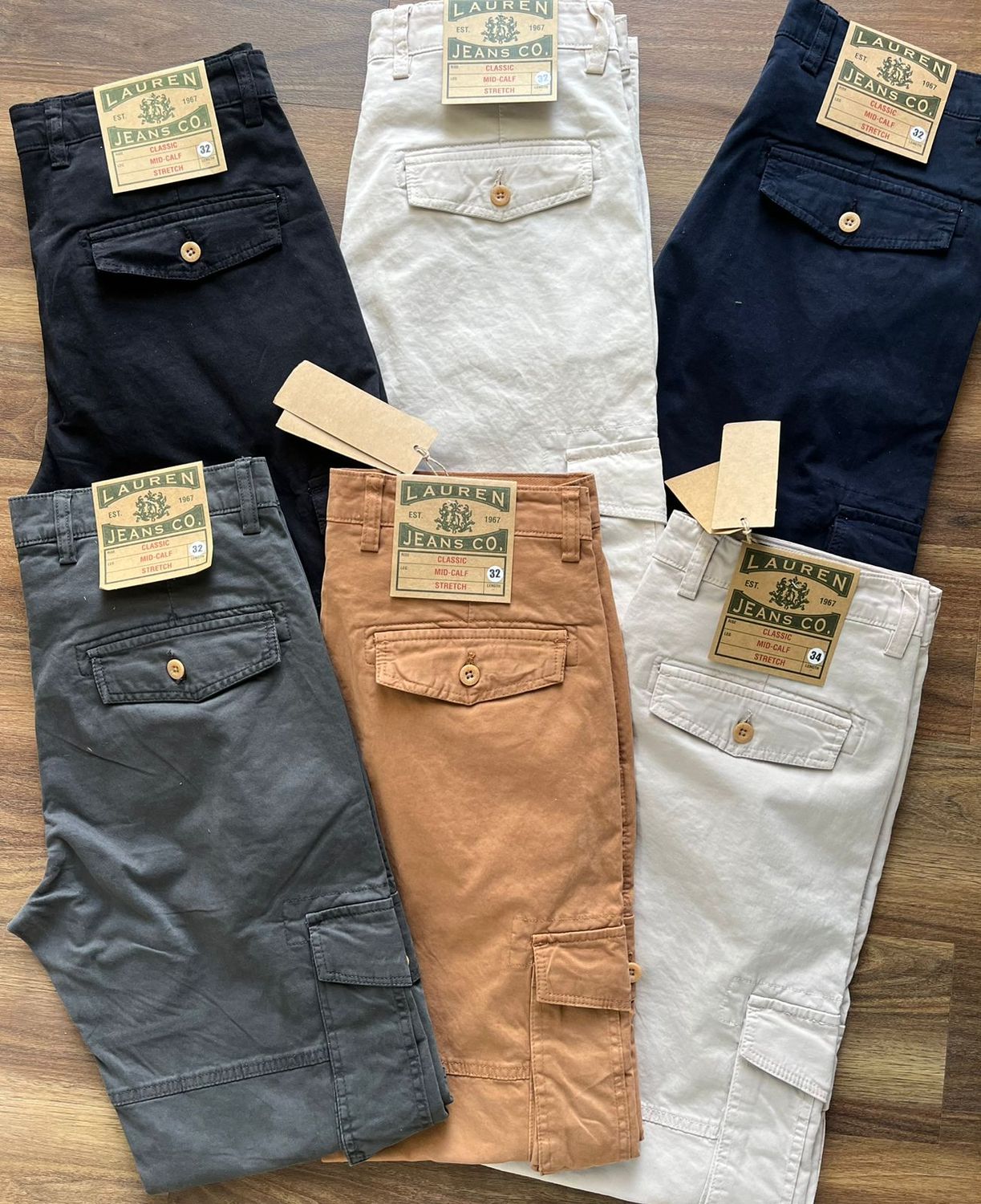 RALPH LAUREN Premium Slim fit Men&#39;s Cargo pants - 48 PC