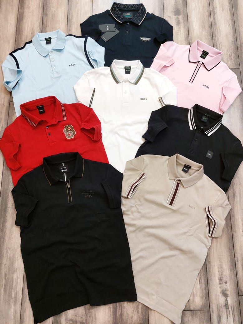 ​BOSS Premium Quality Half Sleeve Men&#39;s  T-shirt - 68 PC