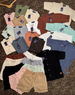 ​RALPH LAUREN Premium Quality Cotton Kids Co-ord Set - 47 Pc