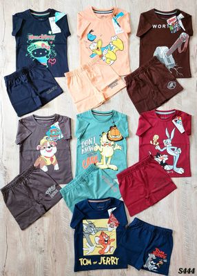 DISNEY ​PREMIUM QUALITY ROUND NECK HALF SLEEVE  KIDS T-SHIRTS &amp;  SHORTS SET - 40 PC