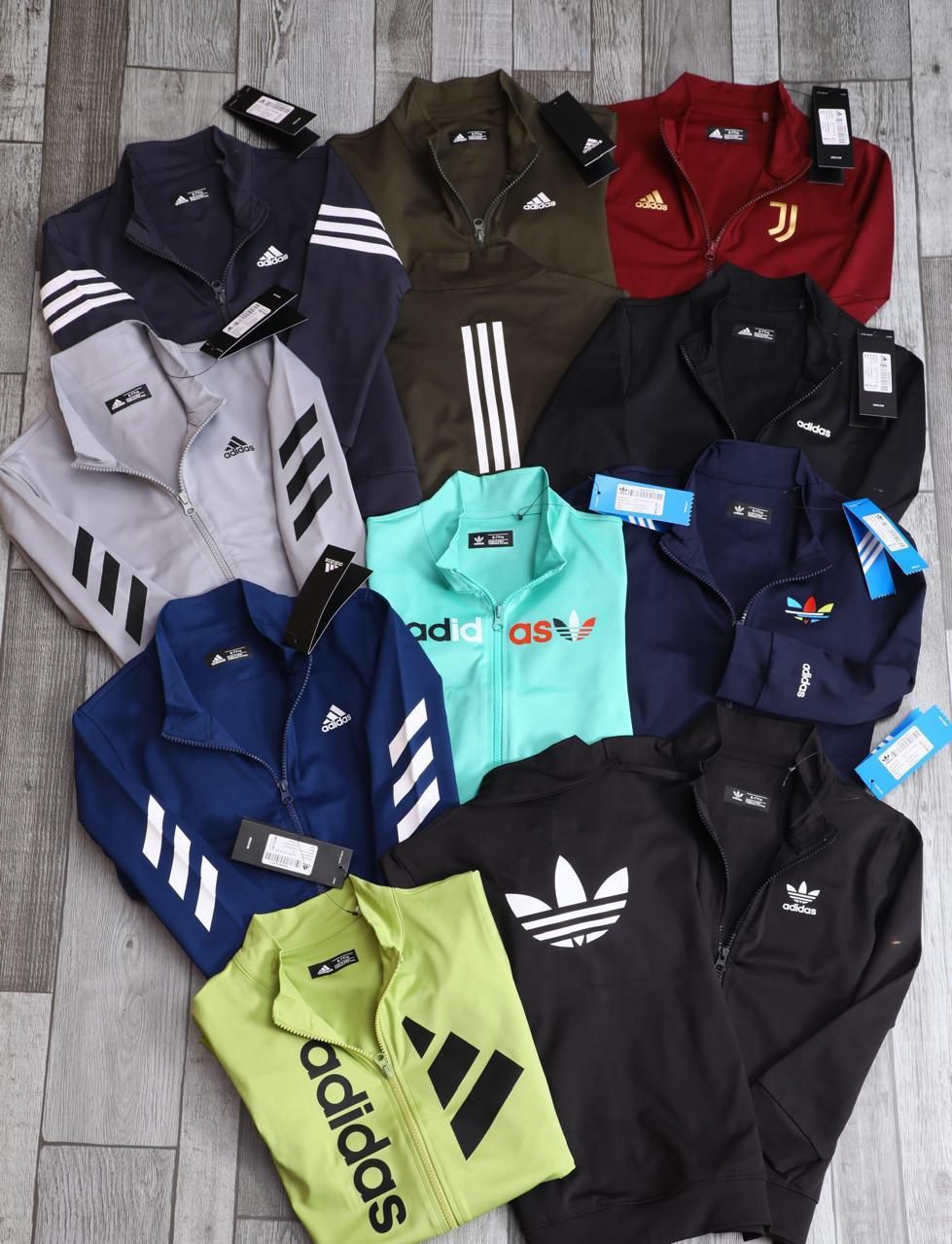 adidas Premium Quality Lycra Ultra Soft Full Open Hi Neck Kids (BOY&#39;S &amp; GIRL&#39;S )  Kids Unisex Upper - 64 Pc