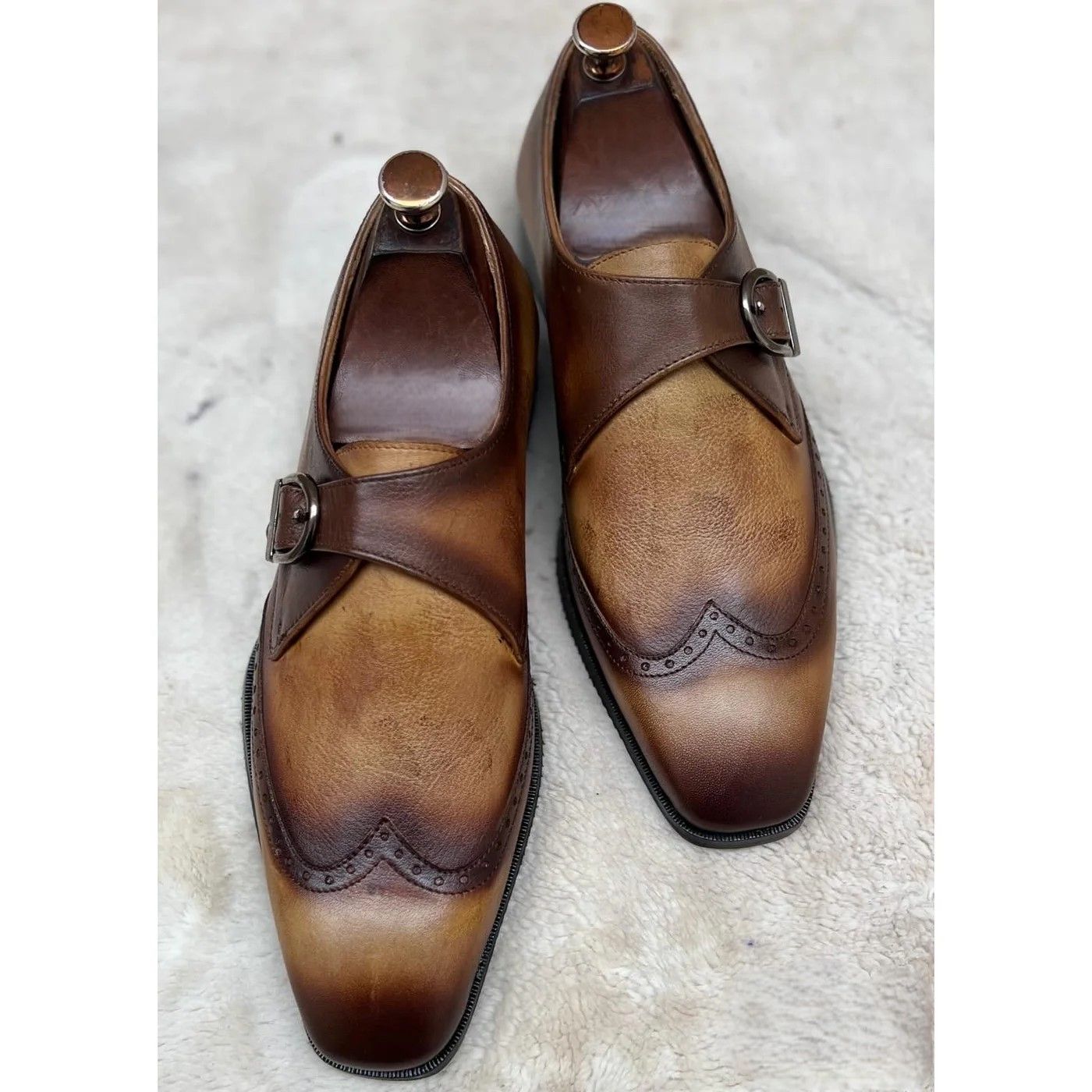 Men’s Monk Strap Shoes - 24 pair