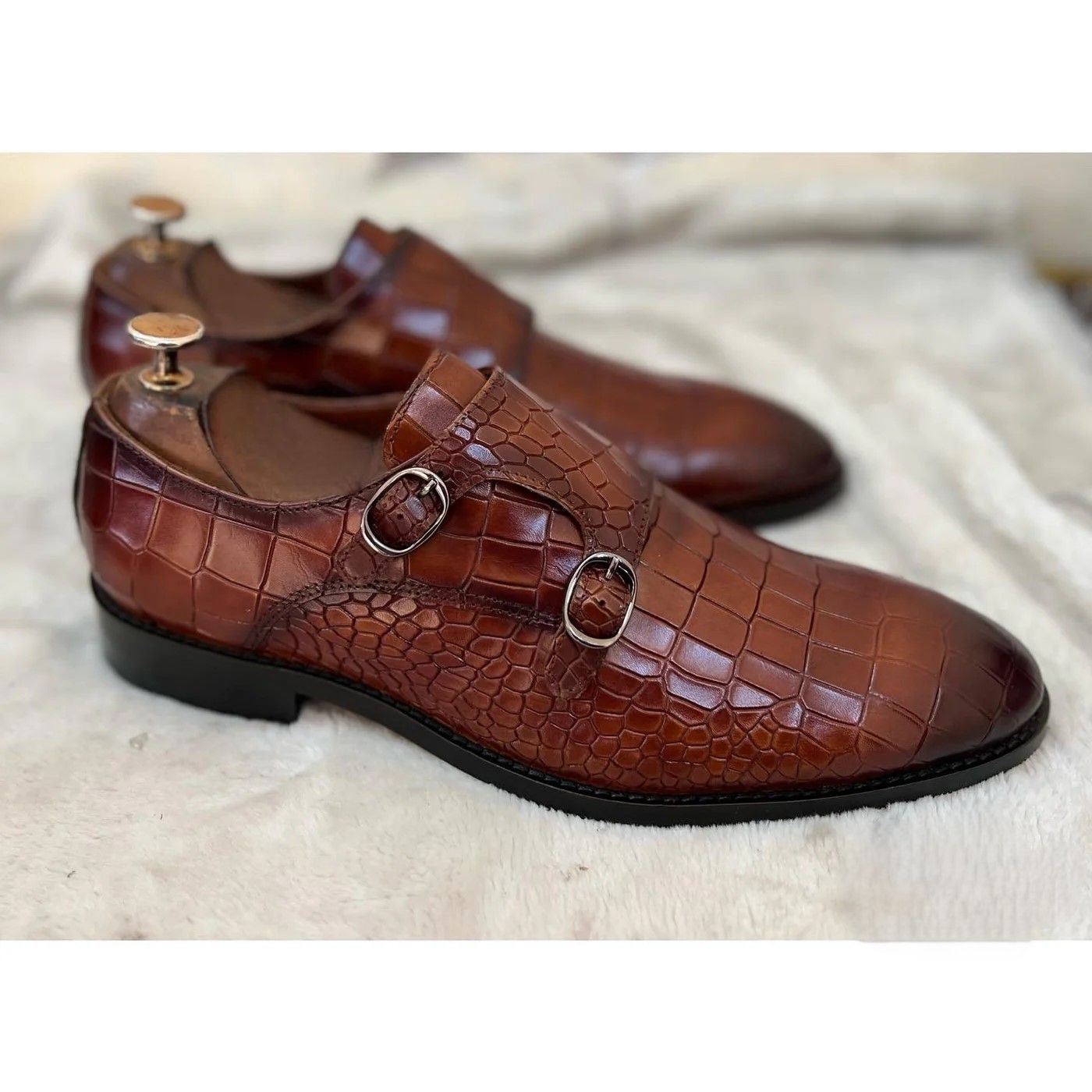 Men’s Monk Strap Shoes - 24 pair