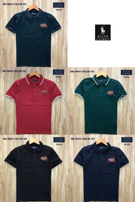 RL POLO Premium Quality Cotton Half Sleeve Kids Polo T-shirt - 48 Pc