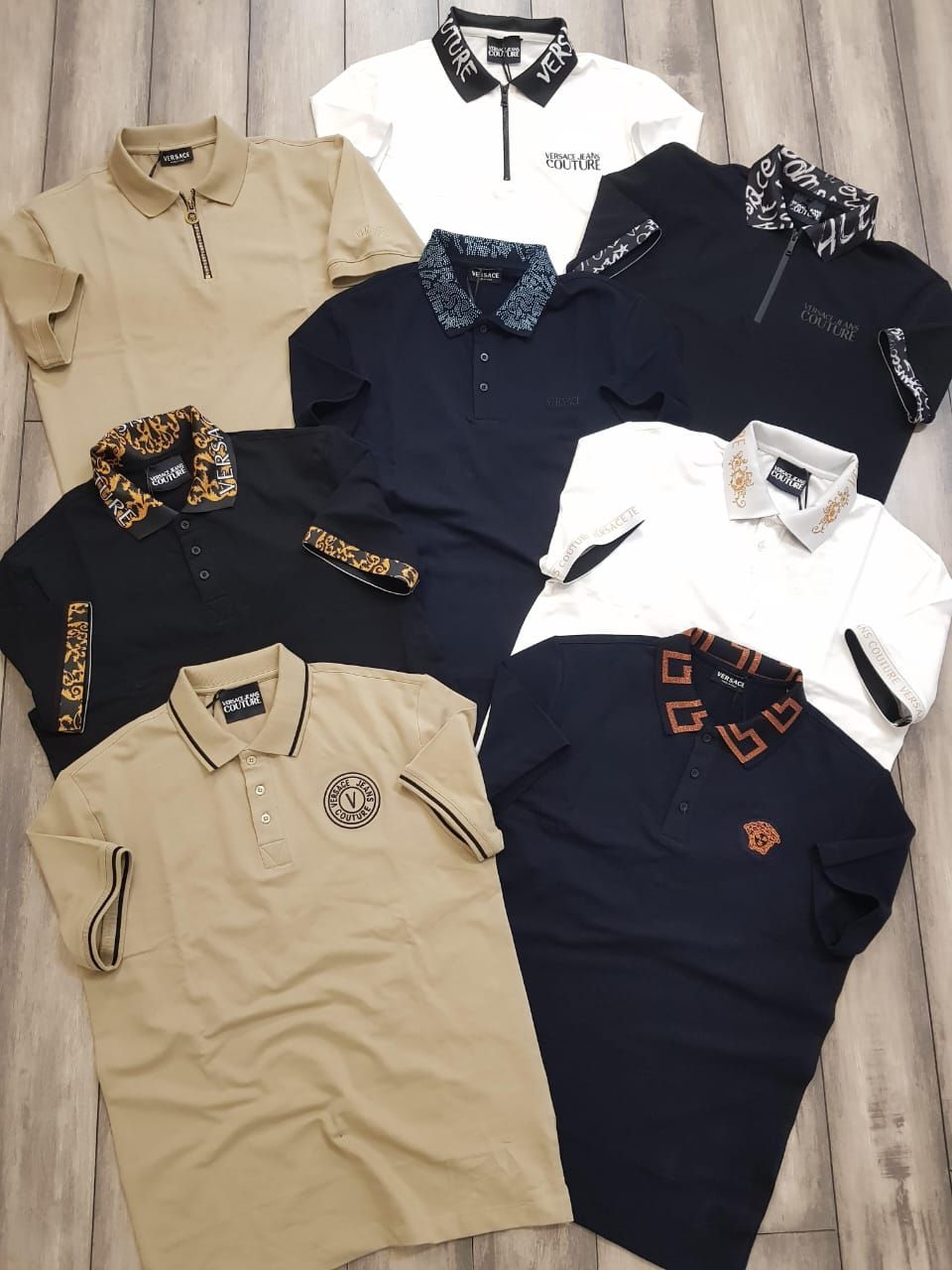 Versace Premium Quality Half Sleeve Men’s Polo T-Shirts - 60 Pc