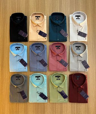 Tommy big size Premium Quality Men&#39;s Full Sleeve Men&#39;s plain shirt - 64 Pc