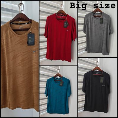NIKE ( BIG SIZE ) Premium Quality Sports Wear  Round Neck Half Sleeve Men&#39;s T-shirt - 34 Pc