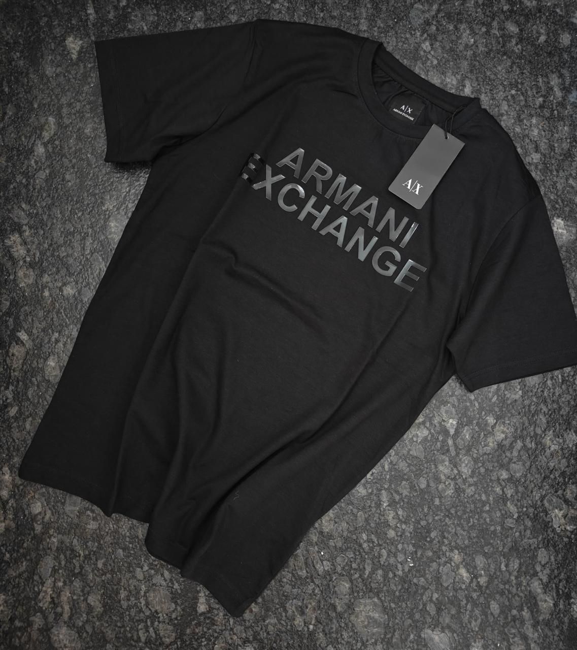 ARMANI EXCHANGE Premium Quality Cotton Round Neck Half Sleeve Men&#39;s T-shirt - 48 Pc