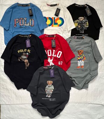 ​RALPH LAUREN POLO Premium Quality Round Neck Half Sleeve Men&#39;s T-shirt - 52 Pc