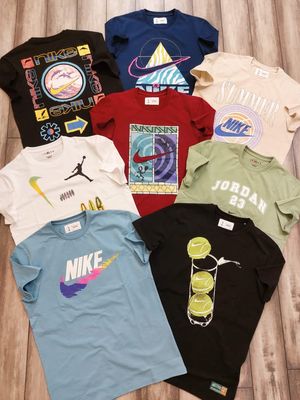 ​Nike Premium Quality Cotton Lycra Round Neck Half Sleeve Men&#39;s T-shirt - 68 Pc