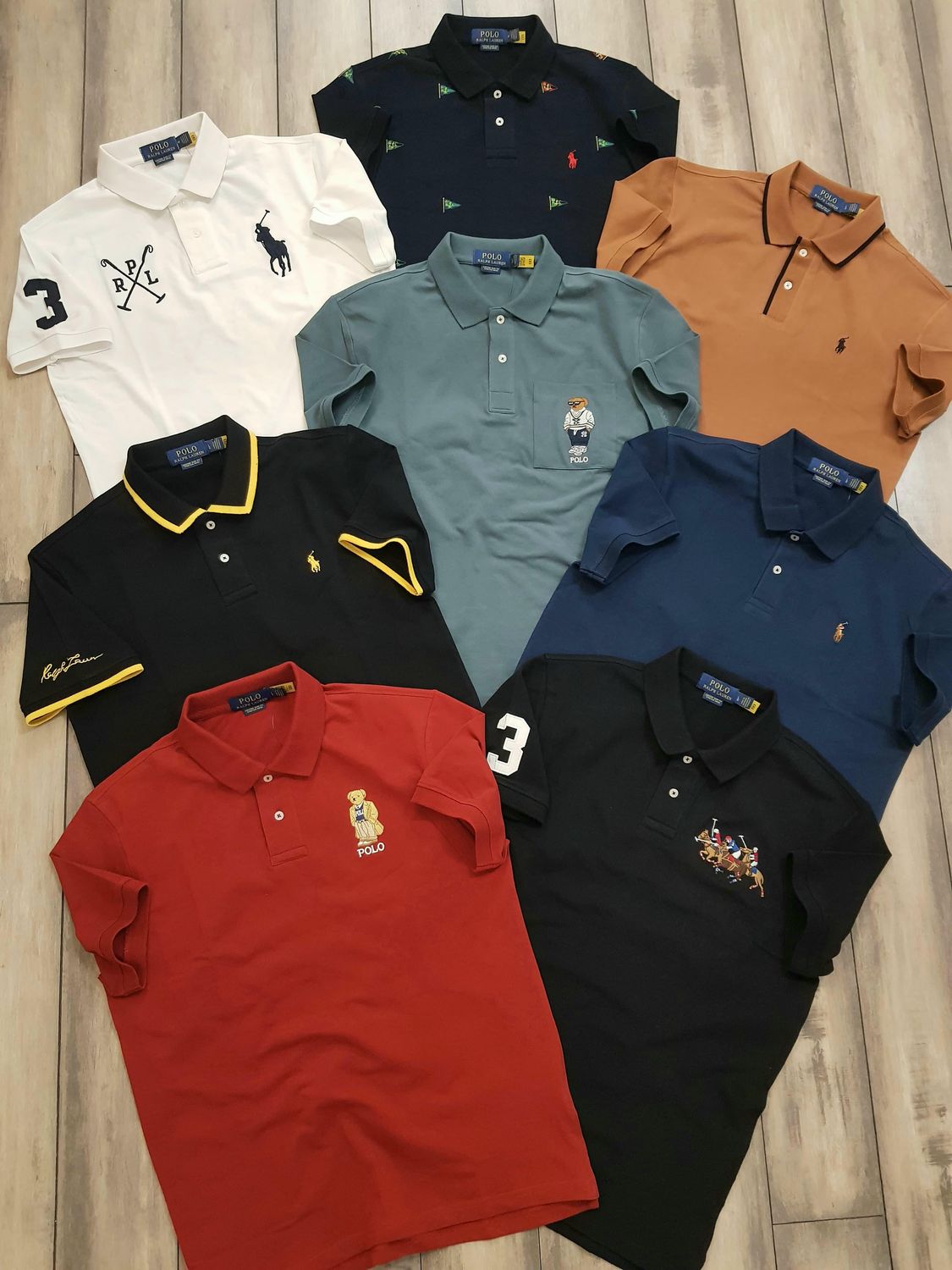 Ralph Lauren Premium Quality Half Sleeve Men&#39;s Polo T-shirt - 60 Pc