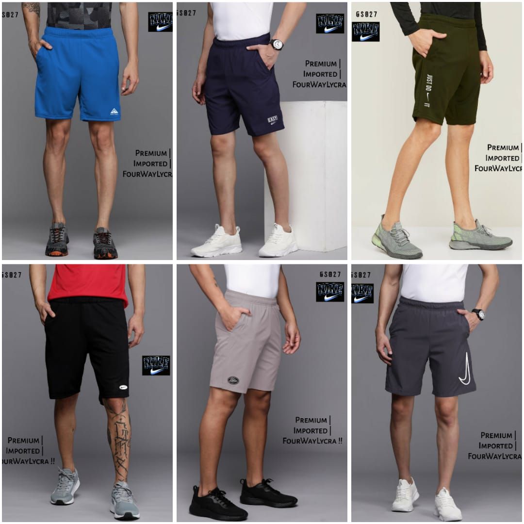 NIKE Premium Quality Dri-Fit Fourway Lycra Men&#39;s Shorts - 50 Pc