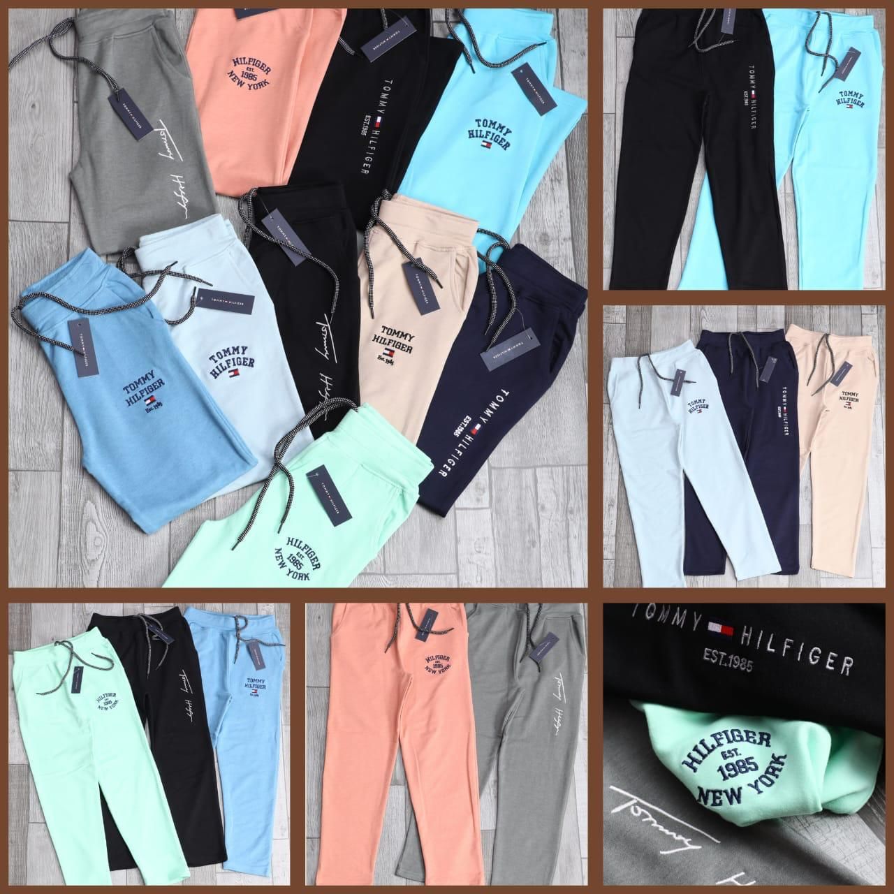 ​TOMMY HILFIGER Premium Quality Cotton Lycra Boy&#39;s &amp; Girl&#39;s ( Unisex ) Kids Tracks - 64 Pc