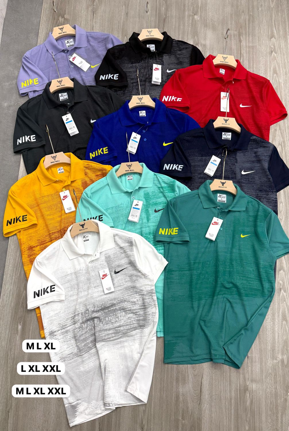 NIKE Premium Quality Collar Neck Half Sleeve Men&#39;s T-shirt - 45 Pc