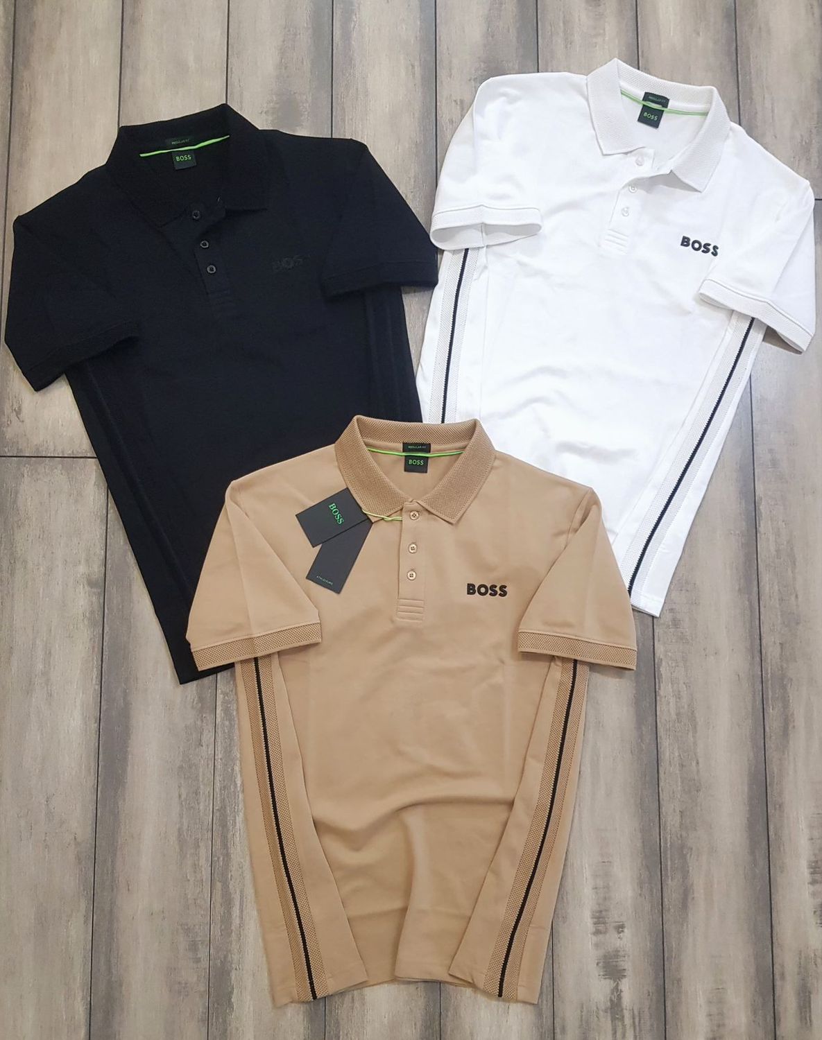 Boss Premium Quality Collar Neck Half Sleeve Men&#39;s Polo T-shirt - 46 Pc