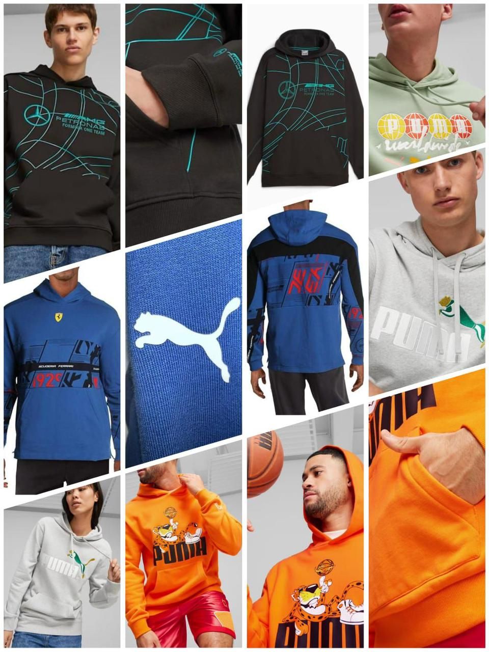 ​Puma Hoodies Poly Cotton Full Sleeve Men&#39;s Hoodies - 61 Pc