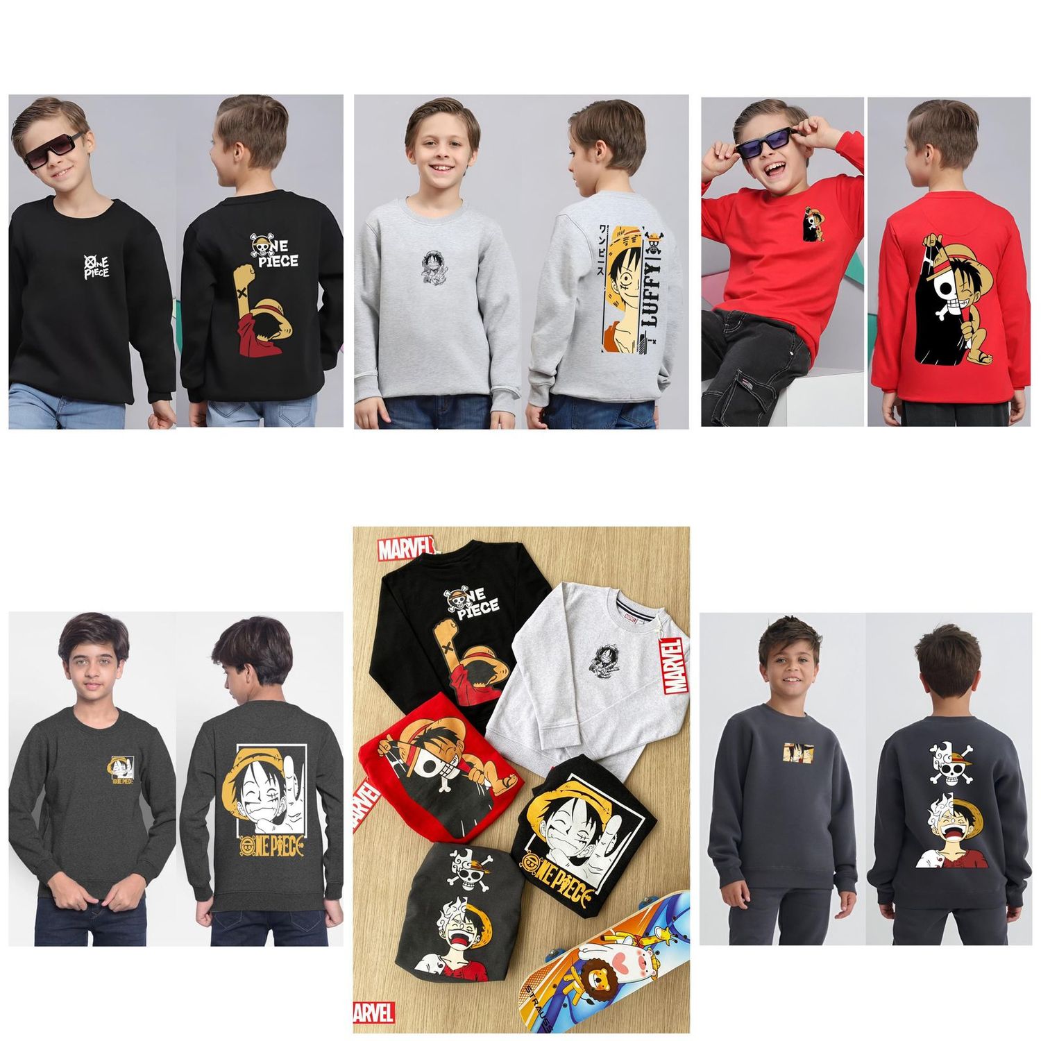 MARVEL Premium Quality Boys Full Sleeve Kid&#39;s Sweatshirt - 56 Pc