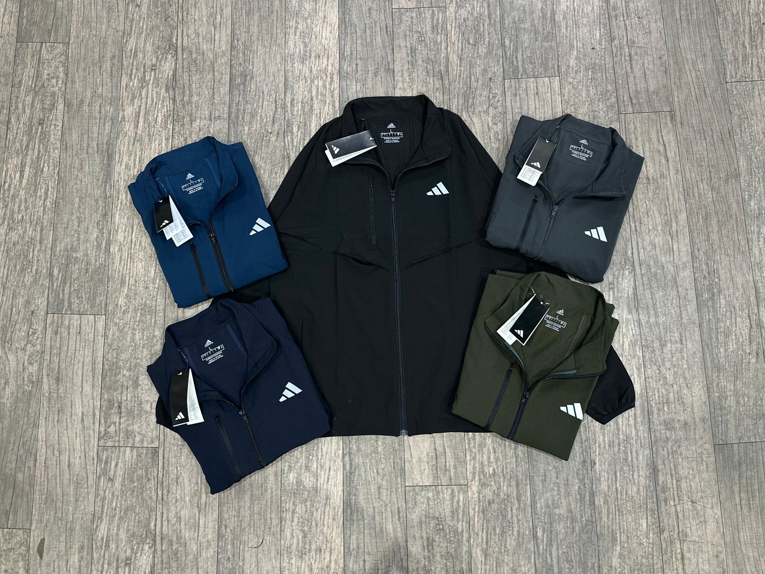 Adidas Premium Quality Full Sleeve Zipper Men&#39;s Jackets - 52 Pc