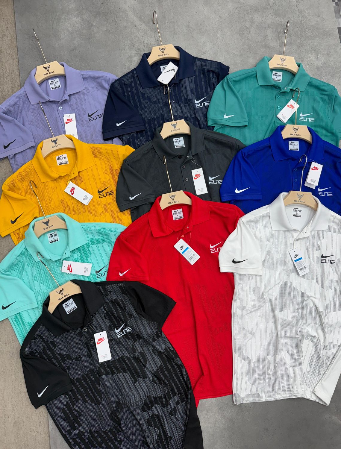 NIKE Premium Quality Collar Neck Half Sleeve Men&#39;s T-shirt - 45 Pc