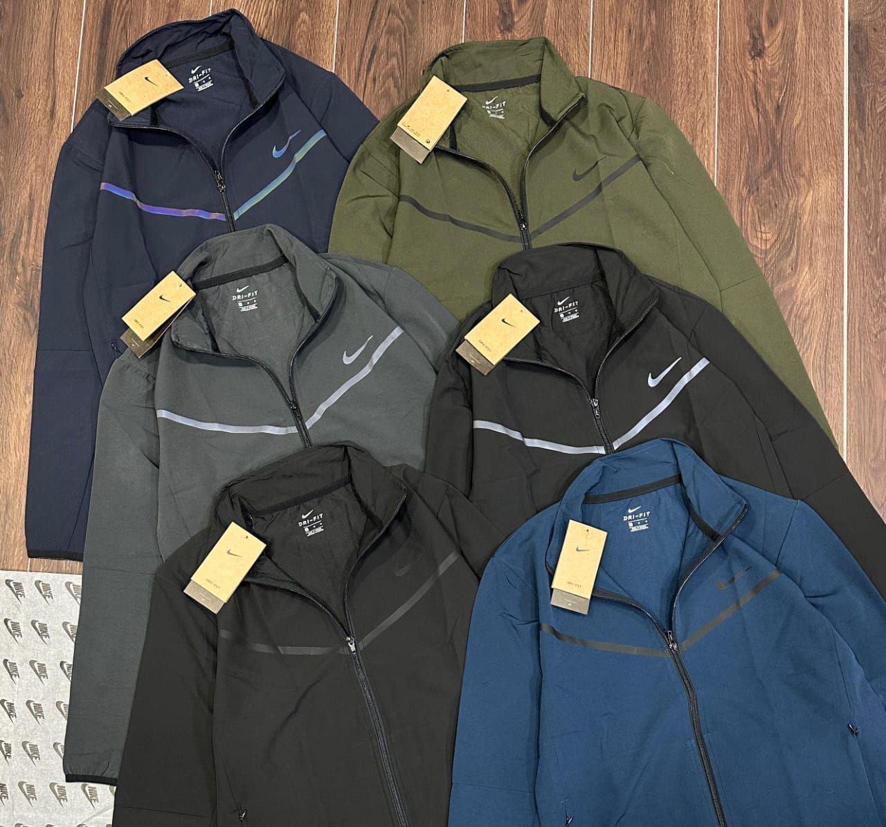 Nike ​Premium Quality Imported NS Terry Collar Neck Full Sleeve Men&#39;s Jackets - 52 Pc