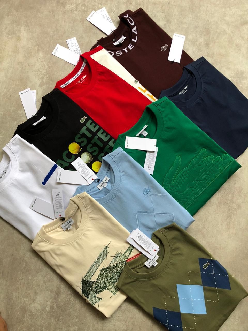 Men&#39;s Branded Premium Quality Cotton Round Neck Half Sleeve Men&#39;s T-shirt - 75 Pc