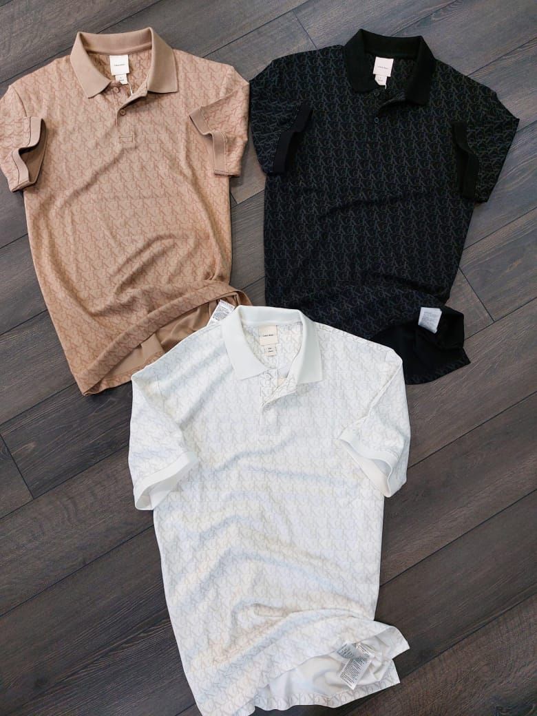 ​Calvin Klein Premium Quality Collar Neck Half Sleeve Men&#39;s T-shirt - 52 Pc