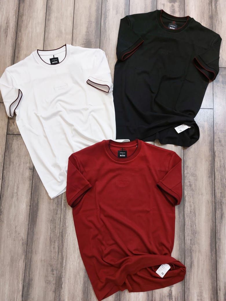Boss Porsche Premium Quality Round Neck Half Sleeve Men&#39;s T-Shirts - 52 Pc
