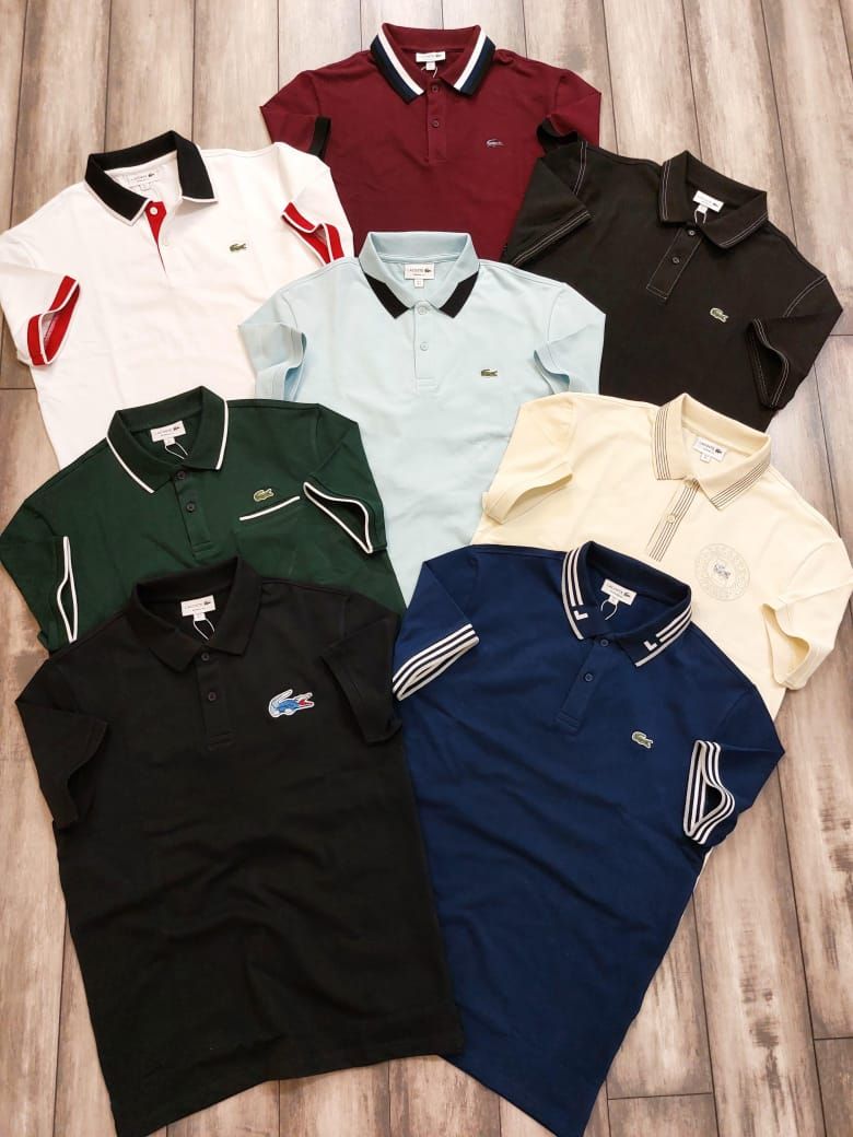 Men&#39;s Branded Premium Quality Collar Neck Half Sleeve Men&#39;s Polo T-shirt - 60 Pc