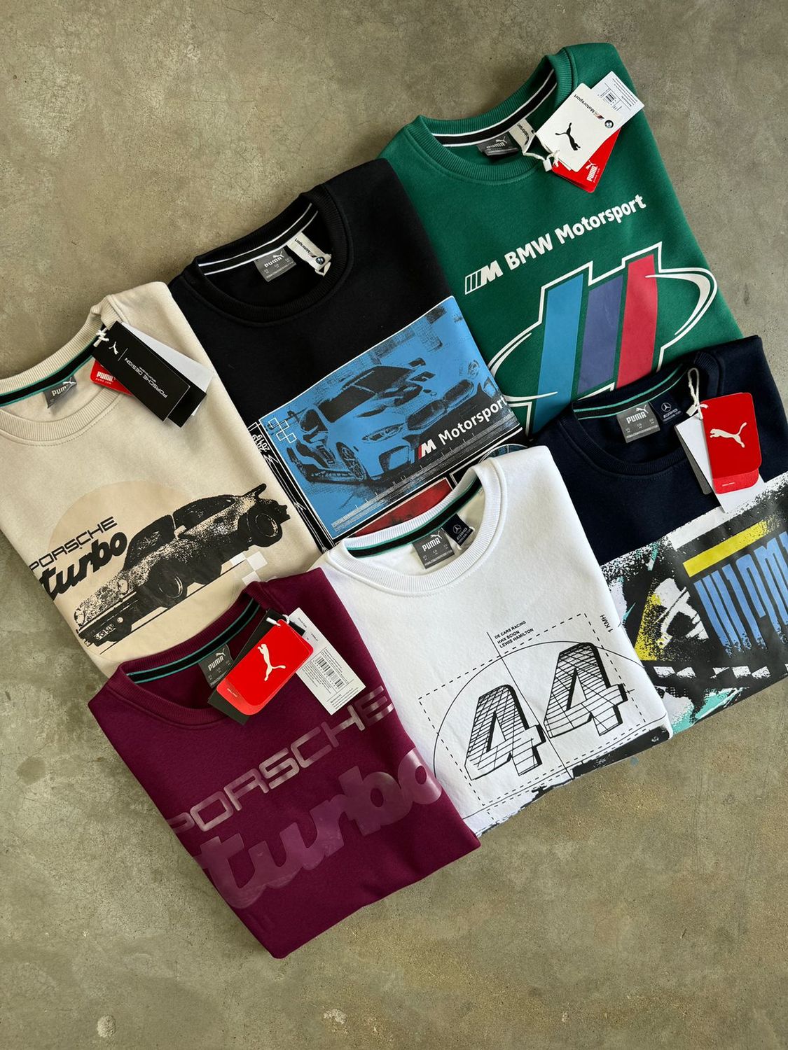 Puma Premium Quality Cotton Round Neck Half Sleeve Men&#39;s T-shirt - 56 Pc