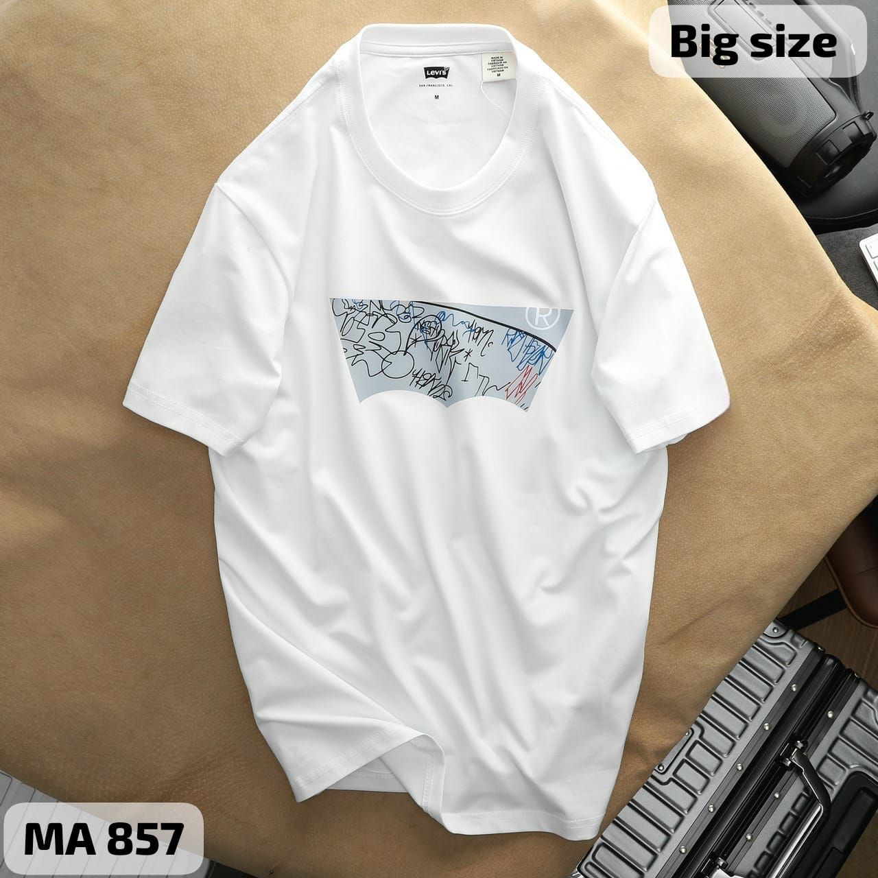 LEVIS Premium Quality Cotton Round Neck Half Sleeve Men&#39;s T-Shirt -