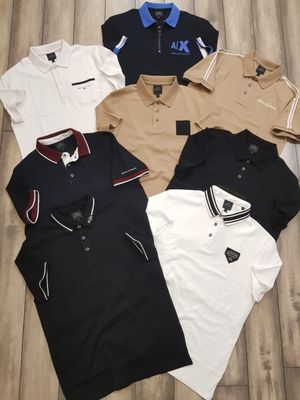 ​Armani Exchange Premium Quality Collar Neck Half Sleeve Men&#39;s T-shirt - 68 Pc