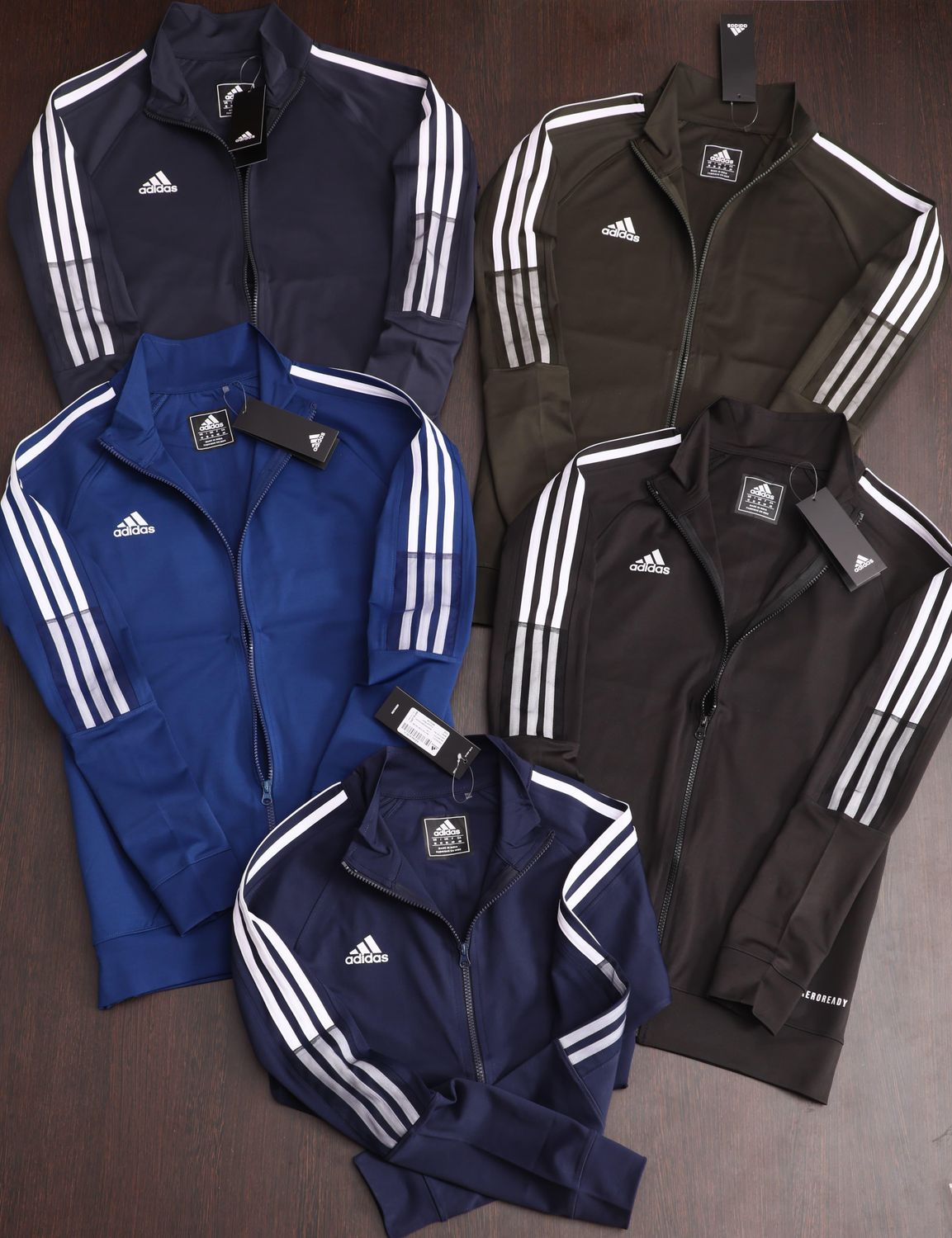 adidas Premium Quality 4Way Lycra Ultra Soft Full Sleeve Open Hi Neck Men&#39;s Upper - 21 Pc